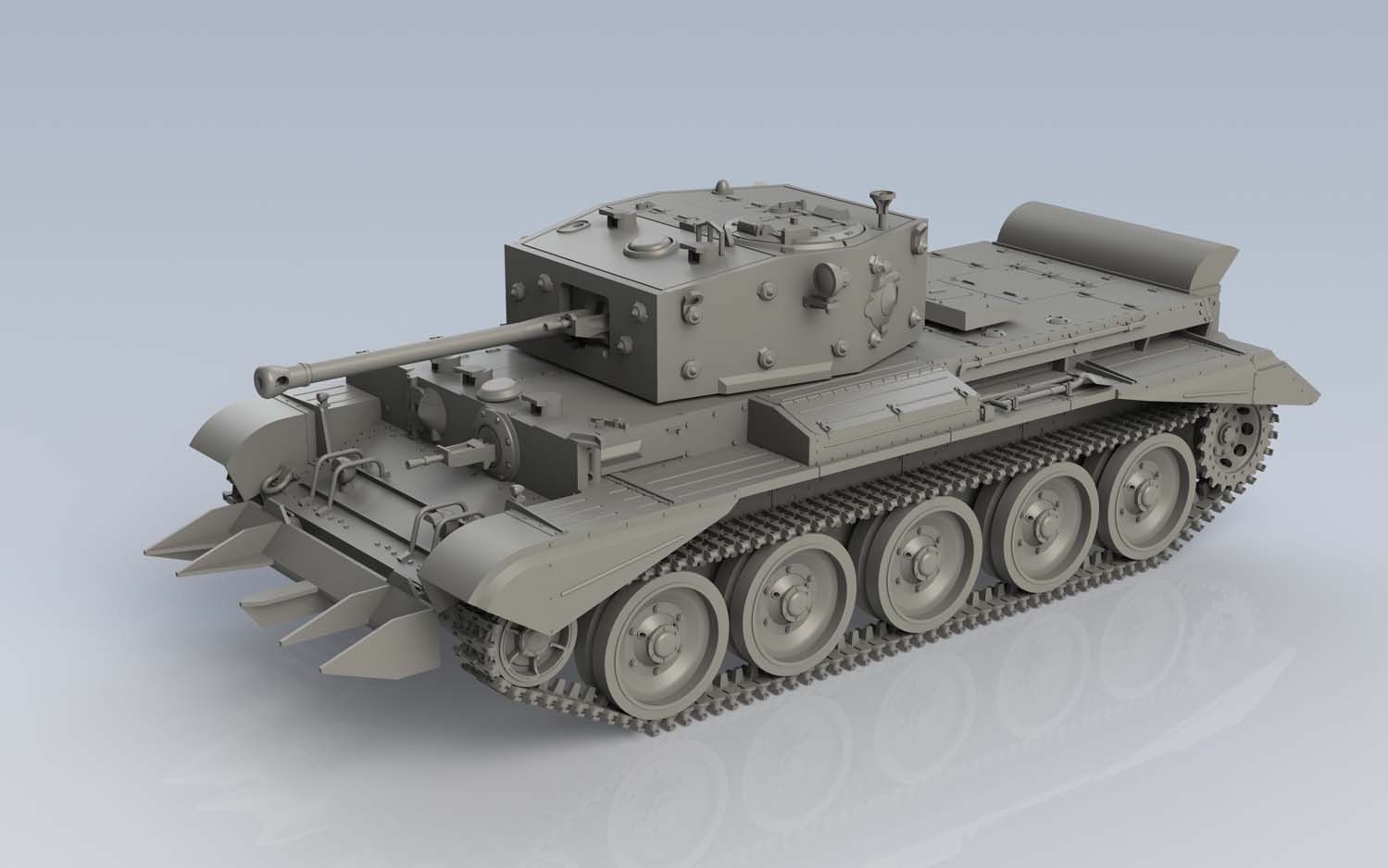 Cruiser MK.VIII A27M Cromwell MK.IV 1/35 - 2