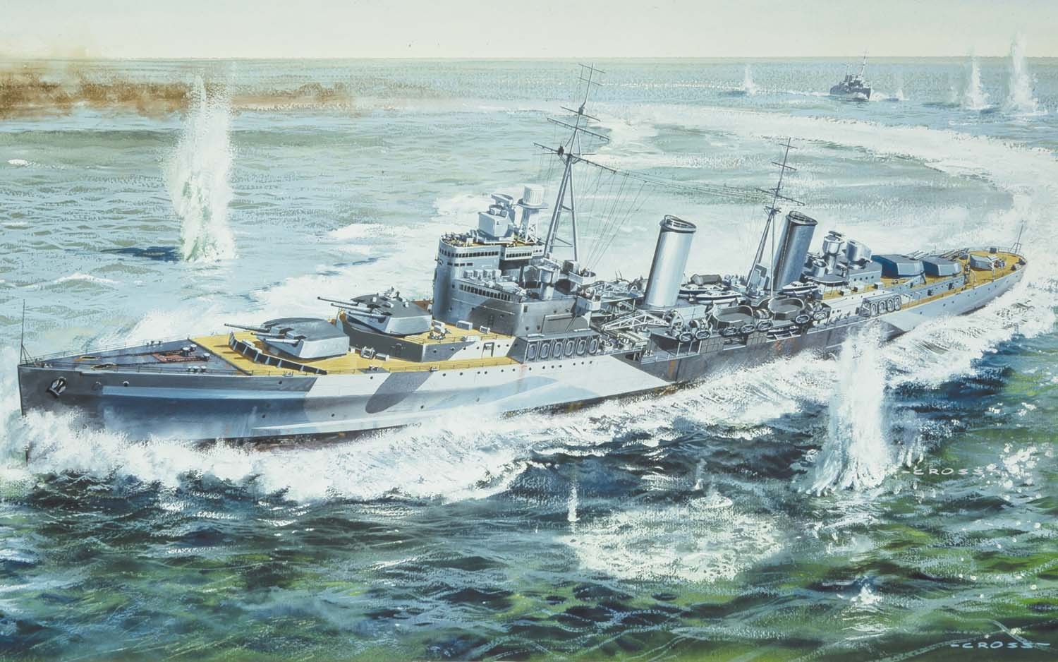 HMS Belfast, Starter set 1/72 - 2