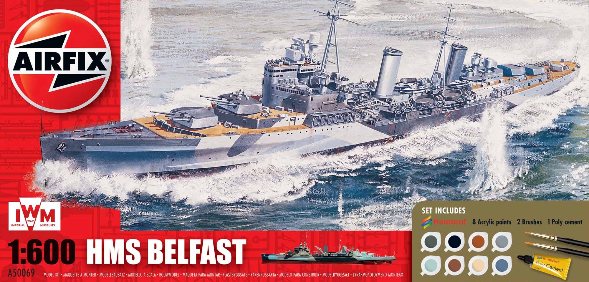 HMS Belfast, Starter set 1/72