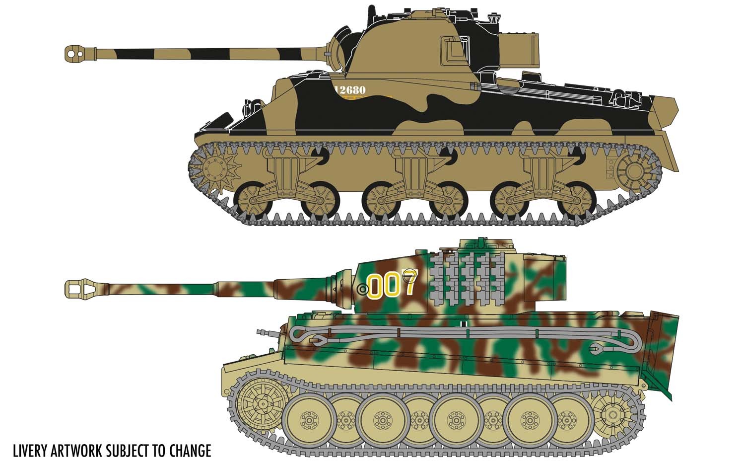 Classic Conflict Tiger 1 vs Sherman Firefly, Starter set - 3