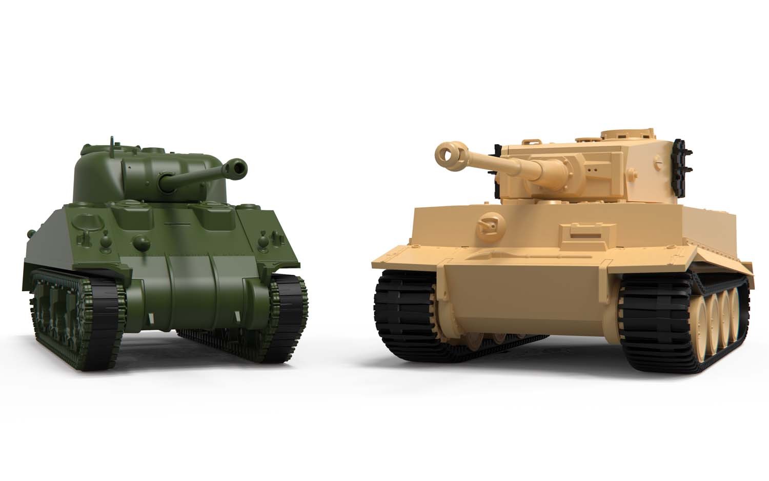 Classic Conflict Tiger 1 vs Sherman Firefly, Starter set - 2