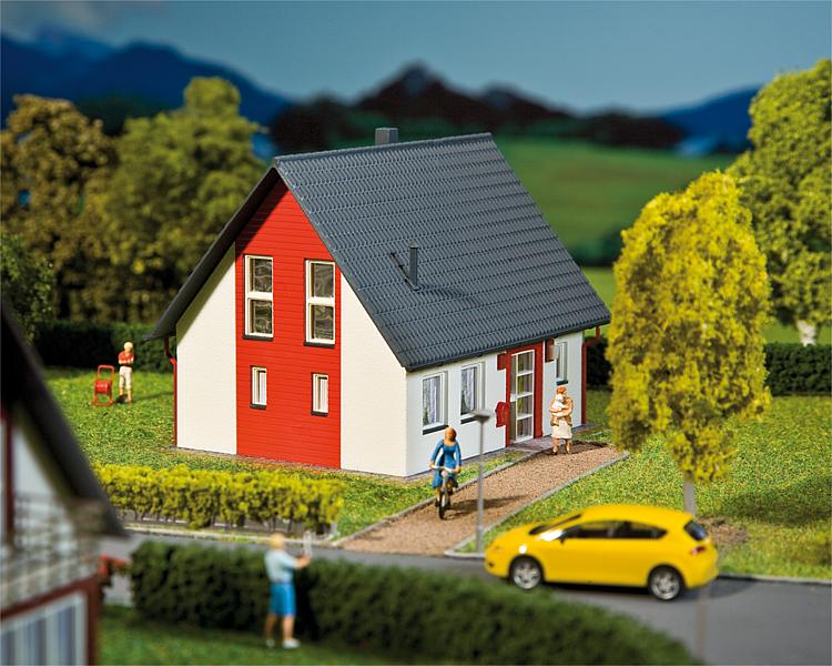 Enfamiljhus (rött)