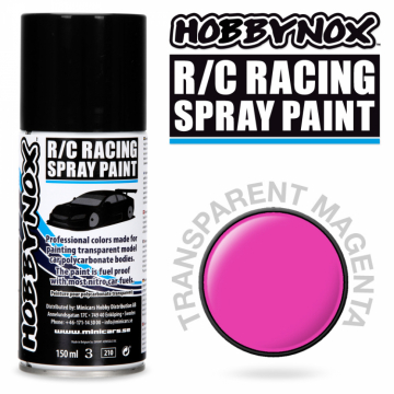 Transparent Magenta R/C Racing Car Spray Färg 150 ml