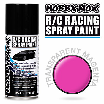 Transparent Magenta R/C Racing Car Spray Färg 150 ml