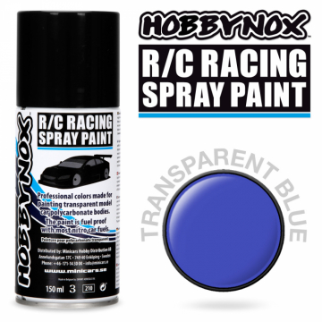 Transparent Mörk Blå R/C Racing Car Spray Färg 150 ml