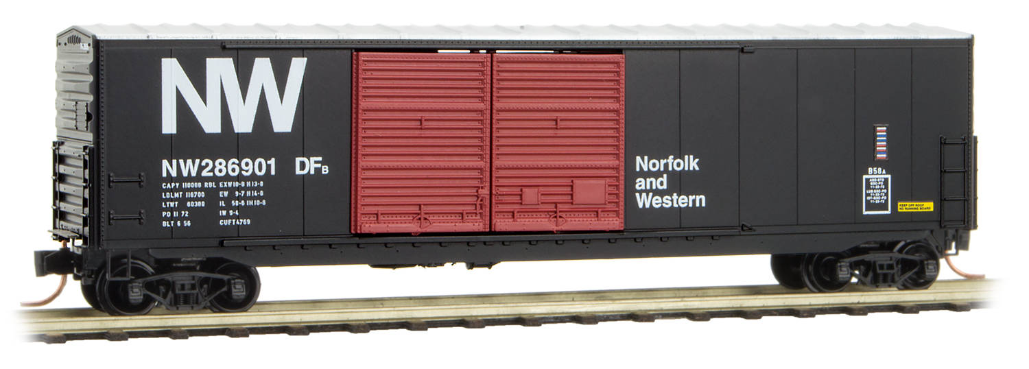 Standard 50" box car w/o roofwalk RD#: N&W 286901