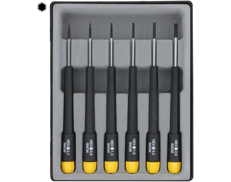 Insexmejslar, set om 6st 0.7-2.5mm
