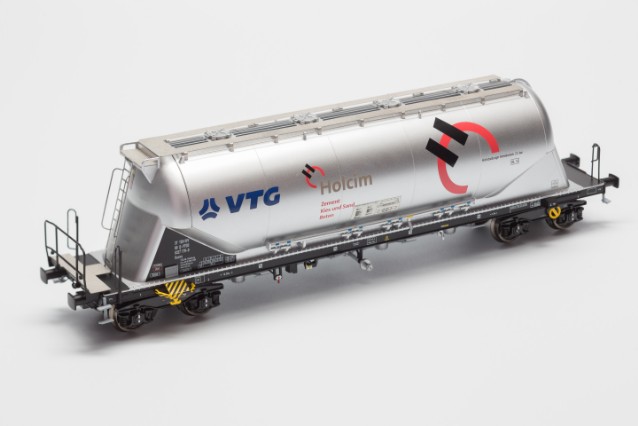 Cementsilovagn Uacns 'VTG - HOLCIM', silver