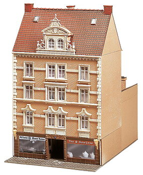 Stadshus med kontro 'Allianz' och en tehandel