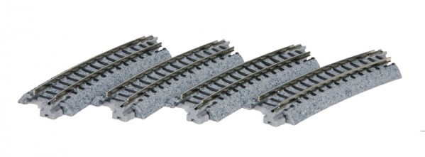Kurvspår R282-15deg (4 st), Kato Unitrack