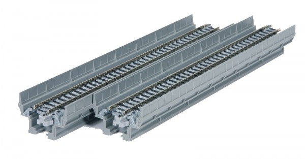 Single Straight Viaduct Track, 186mm (2 st) - 2
