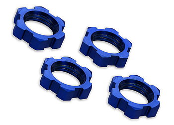Wheel nuts, splined, 17mm, serrated