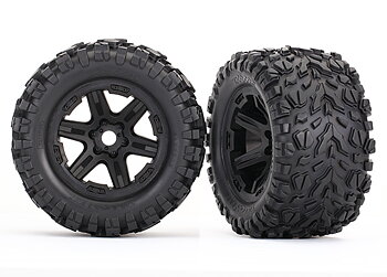 Däck & Fälg Talon EXT/Carbide Svart 3.8" (2)