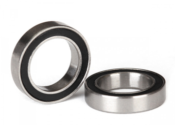 Kullager 12x18x4mm svart tätning, 1par
