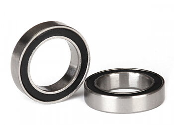 Kullager 12x18x4mm svart tätning, 1par