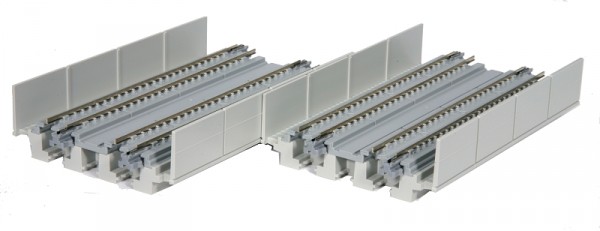 Double Track Straight Viaduct 124mm, (2 st)