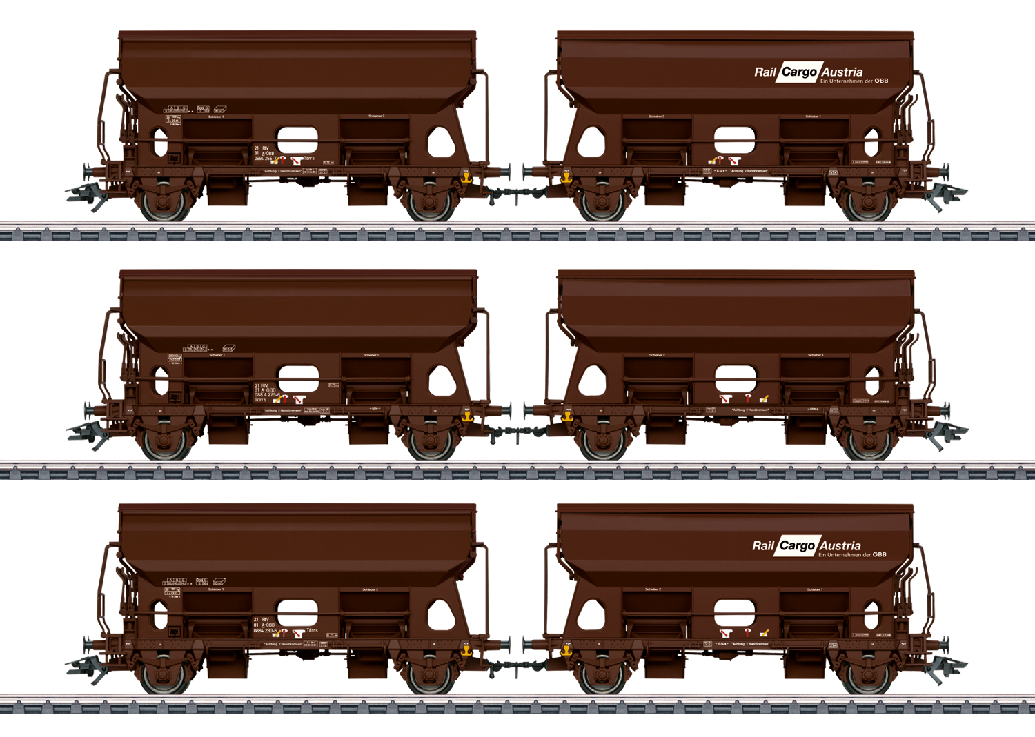 Vagnset: 6x Tdrrs bulkvagn, ÖBB, Ep. VI