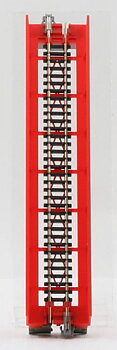 Bro 186mm 1 spår, röd