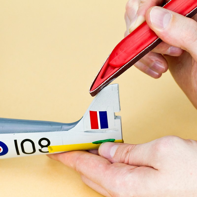Spring-Loaded Finger Sander (10mm, Medium Grade) - 3
