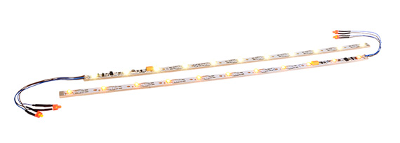 Innerbelysning m dekoder, 255mm, 11 LED vit