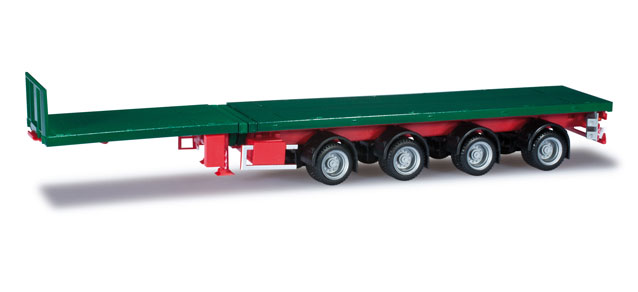 Teletrailer 4-axle, undecorated, dark green