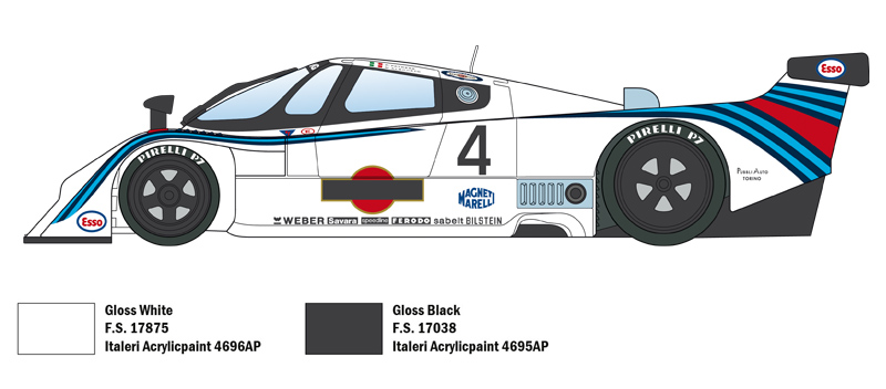 Lancia LC2 24h Le Mans 1983 1/24 - 2