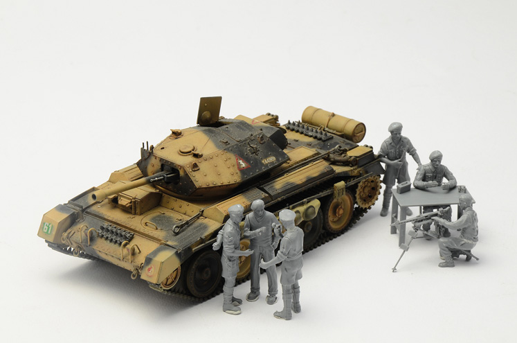 Crusader MK.III & British Tank Crew 1/35 - 6