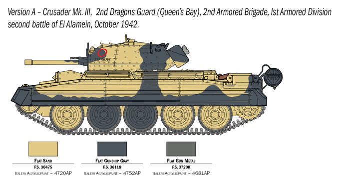 Crusader MK.III & British Tank Crew 1/35 - 3