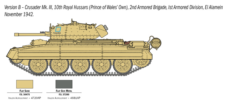 Crusader MK.III & British Tank Crew 1/35 - 4