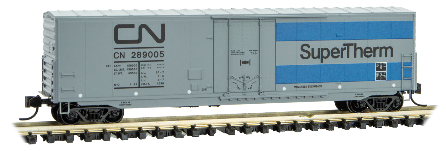 Standard 50" box car w/o roofwalk CN #289005