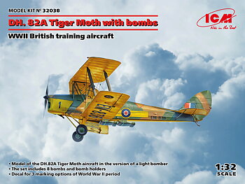 WWII Bombplan 'Tiger Moth' DH.82A 1/32