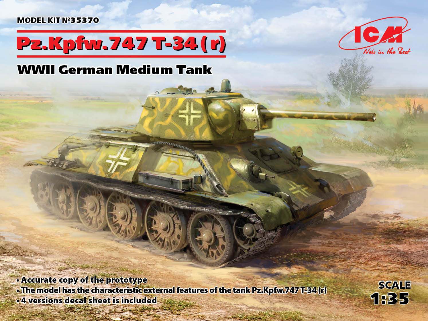 Pz.Kpfw.747 T-34 (R) 1/35