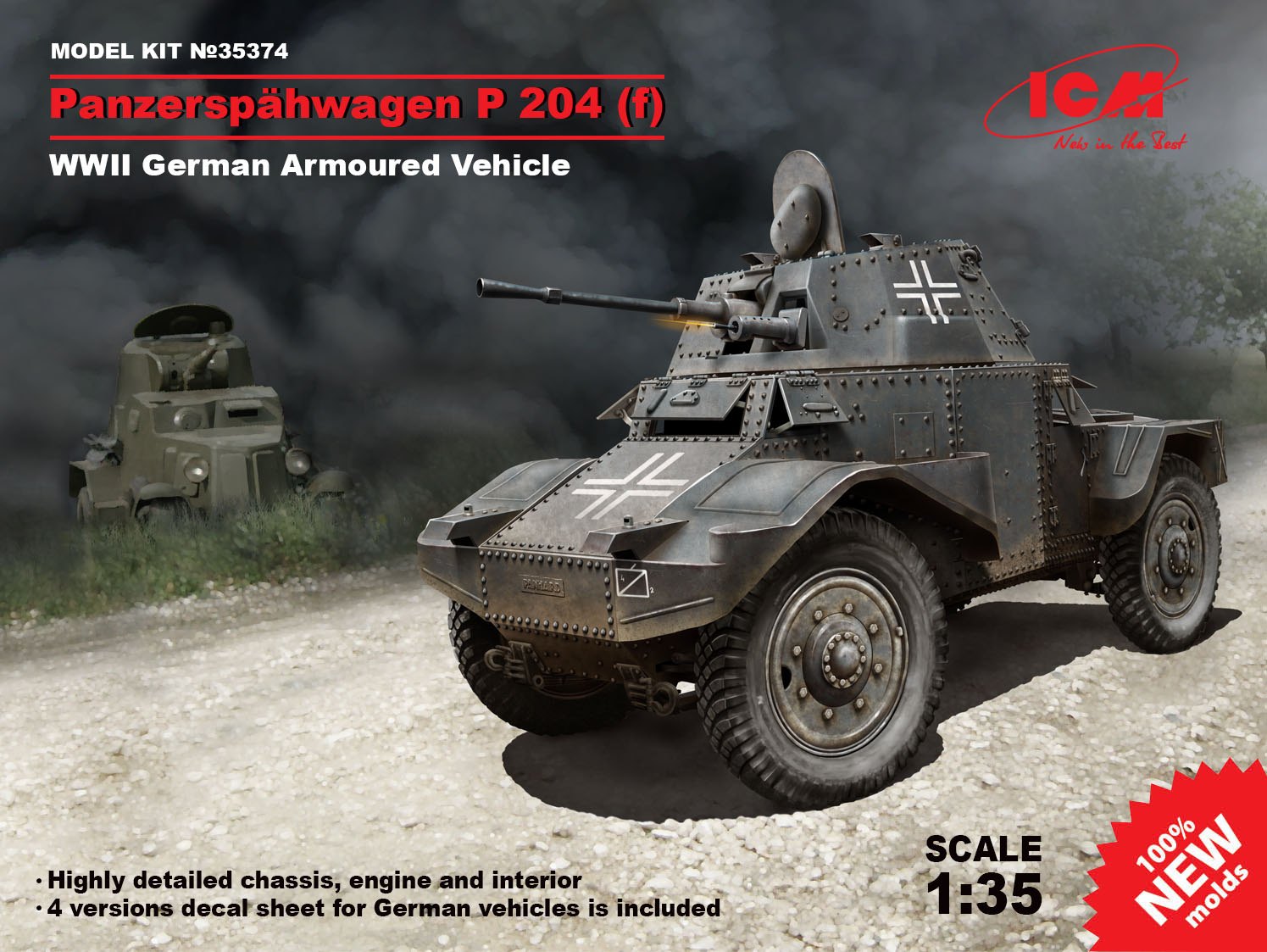 P204 (F) WWII German tank 1/35