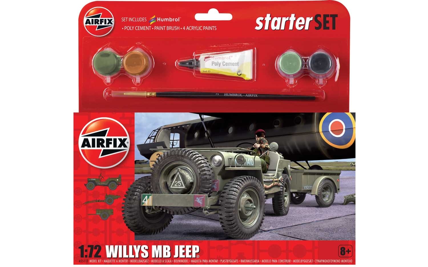 Jeep MB, starter set 1/72