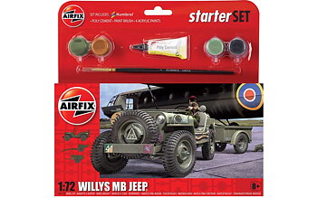 Jeep MB, starter set 1/72