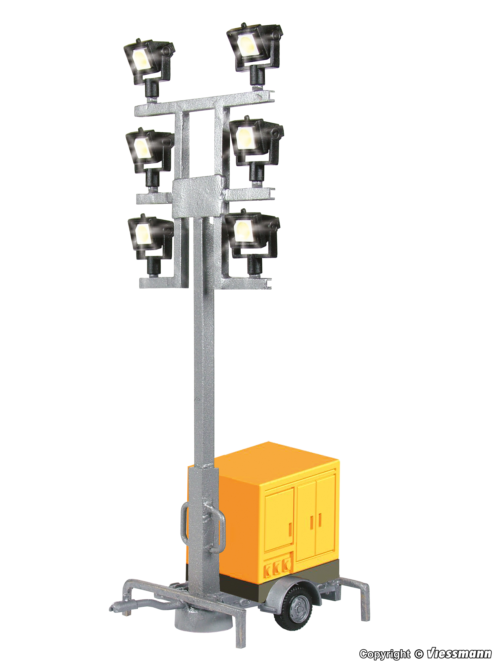 Belysningsvagn (LED), gul
