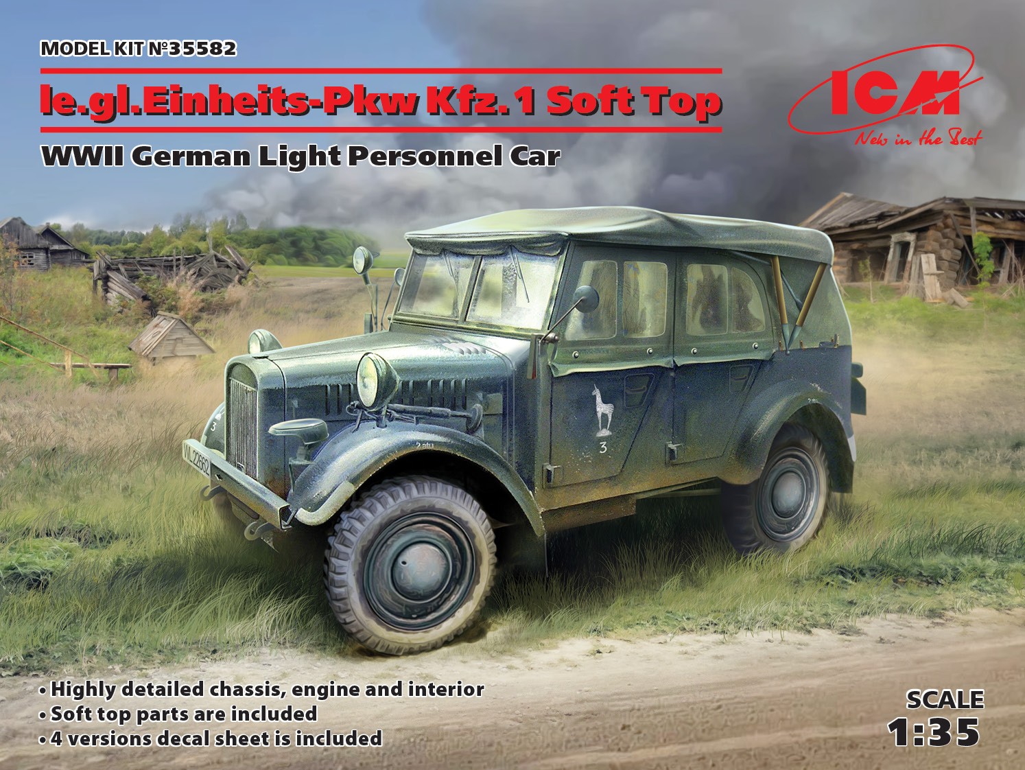WWII German car 'Le.gl.Einheits-Pkw Kfz.1'  1/35
