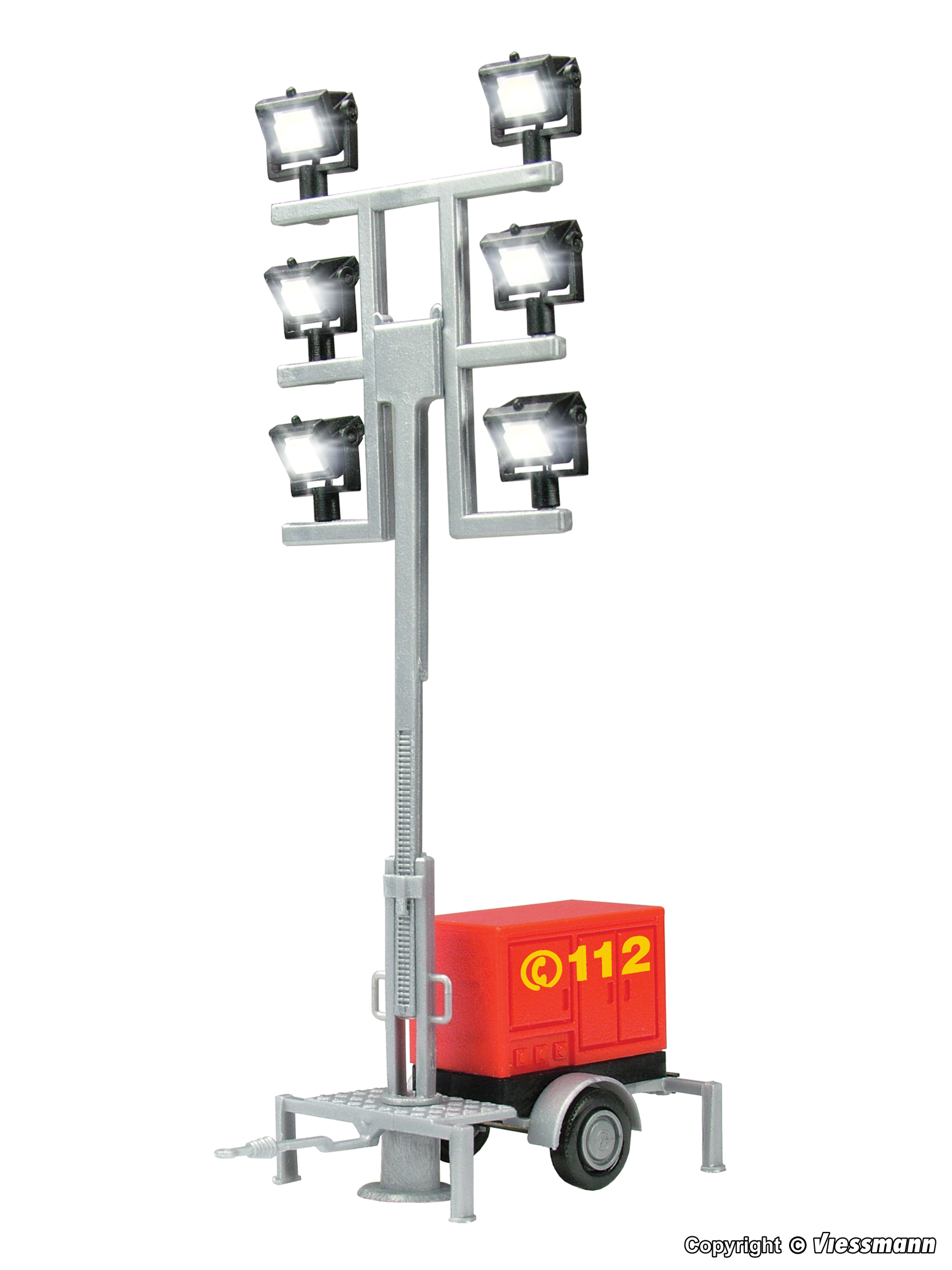 Belysningsvagn (LED) 'Feuerwehr'