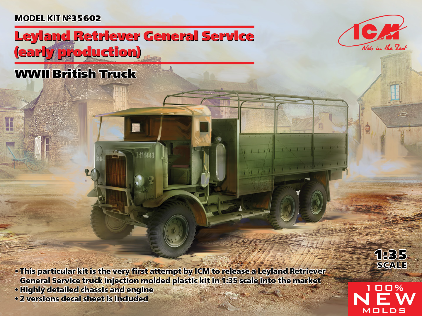 Leyland Retriever GS – tidig produktion militärlastbil