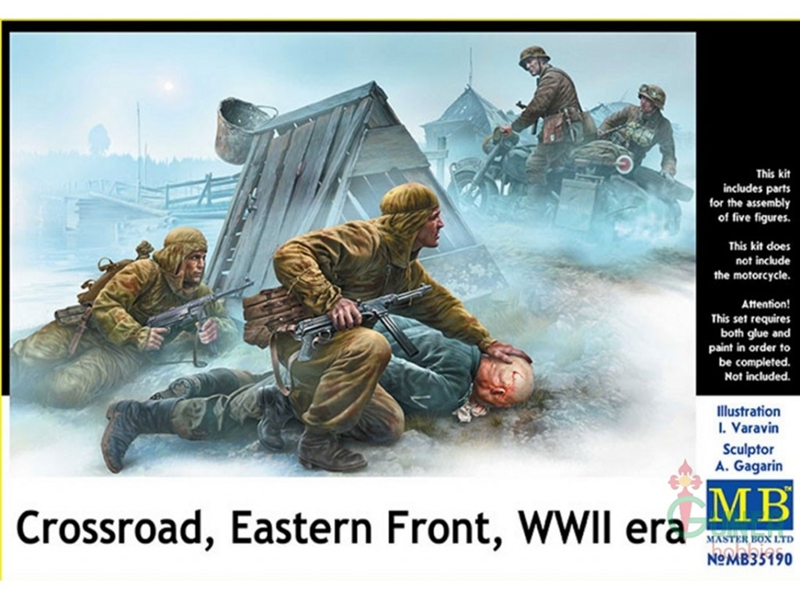 Crossroad, Eastern Front, WWII era, 1/35