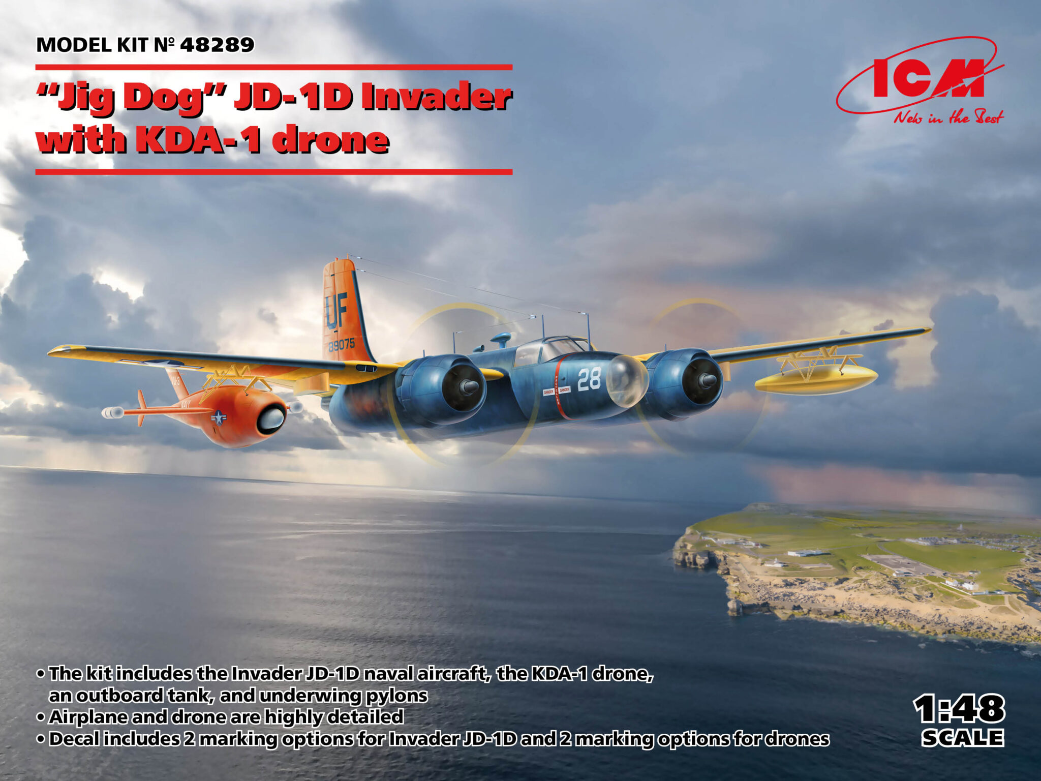 JD-1D Invader med KDA-1 drönare ‘Jig Dog’ 1/48