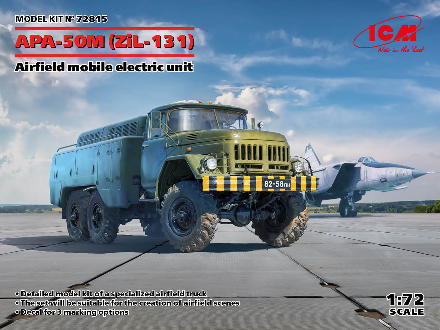 APA-50M (ZIL-131) flygfältets mobila elaggregat 1/72