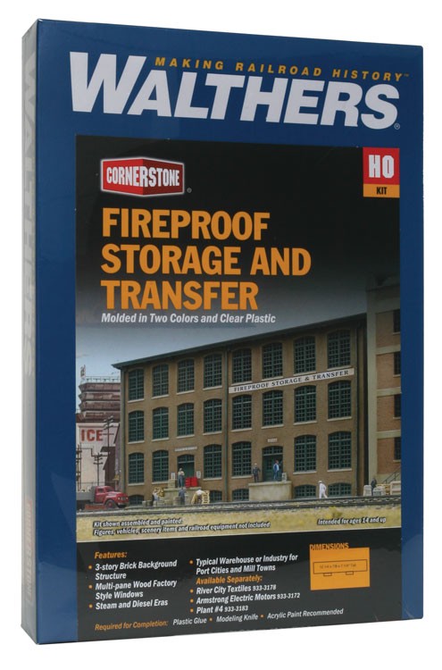 Fireproof Storage and Transfer Background Building - 2