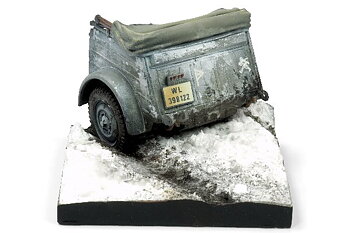 Diorama Kubelwagen Base (Rear) 5,5×5,5×4 cm