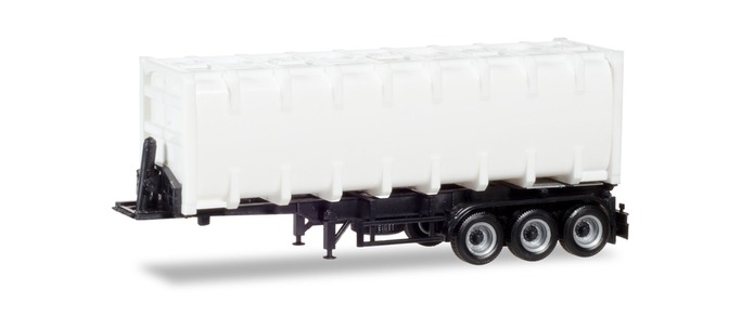 Containertrailer 30ft, svart