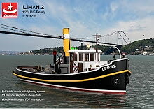 Liman II - Steam Tugboat incl. led set. RC Ready 1/20