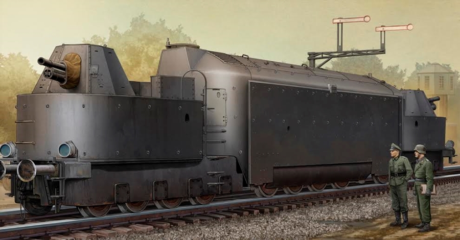 German Armored Train Panzertriebwagen Nr.16, 1/35