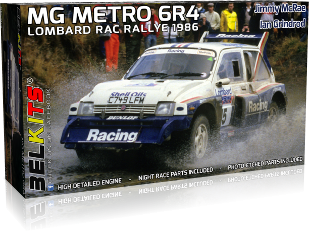 Mg Metro 6R4 Lombard Rac Rally 1986 1/24