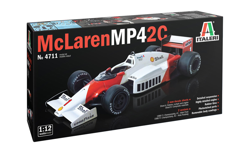 McLaren MP4/2C Prost/Rosberg, 1/12 - 2