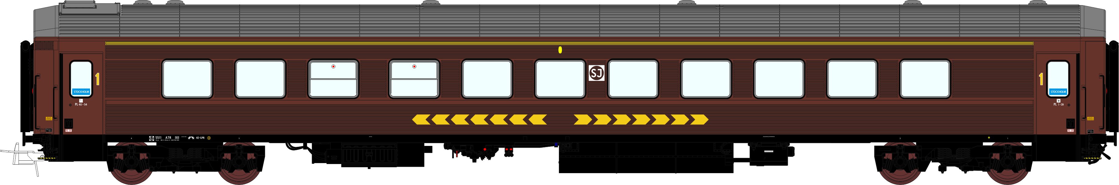 Sittvagn A7R 5509 IC-pilar